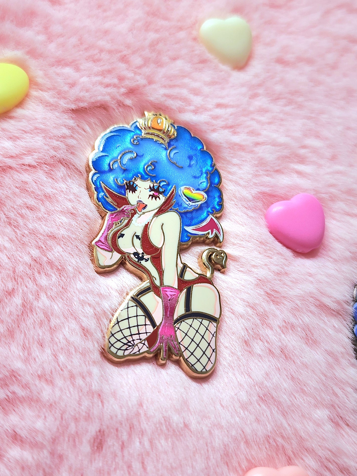 Icon Diva hard enamel pin