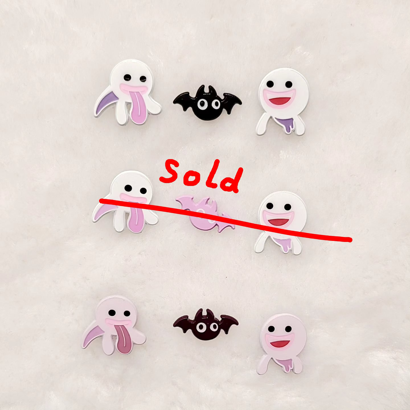 V2 Ghosties Soft Enamel Pin