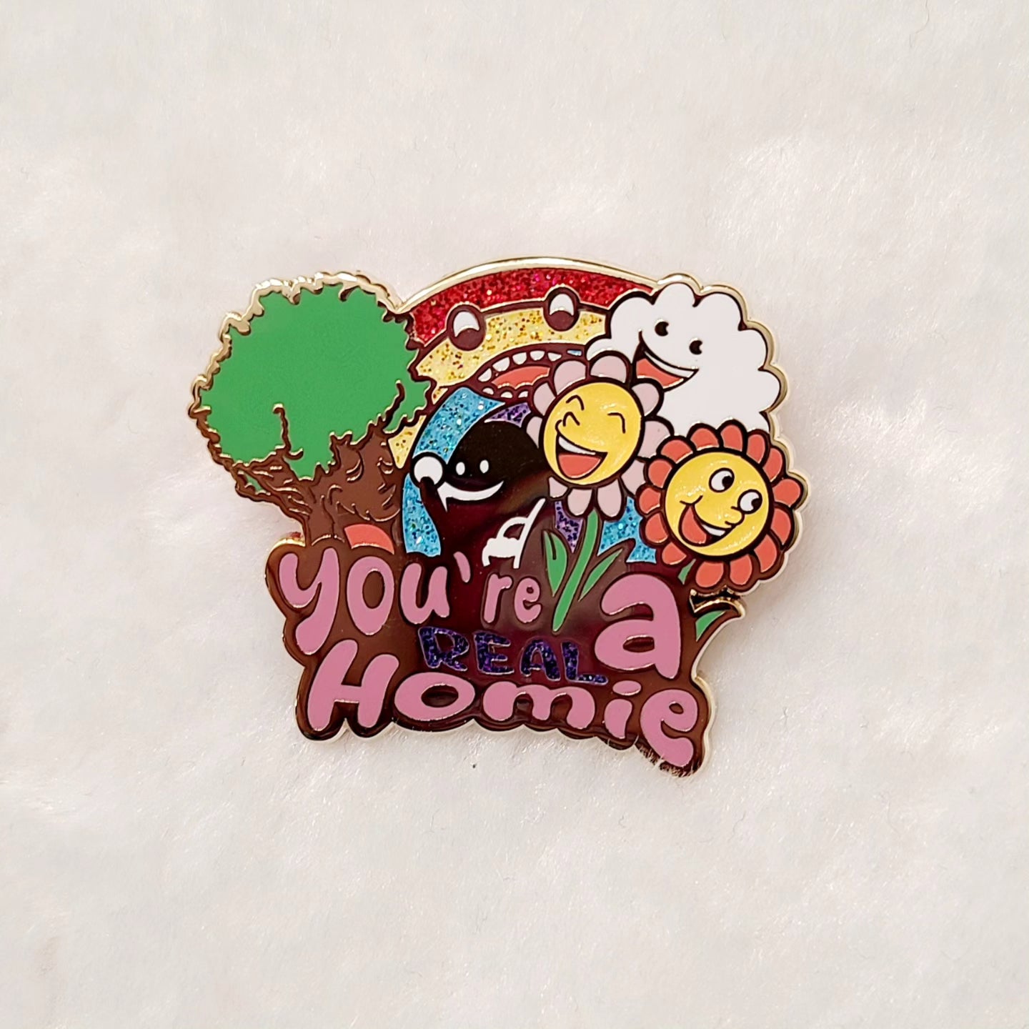 Homie Hard Enamel Pin