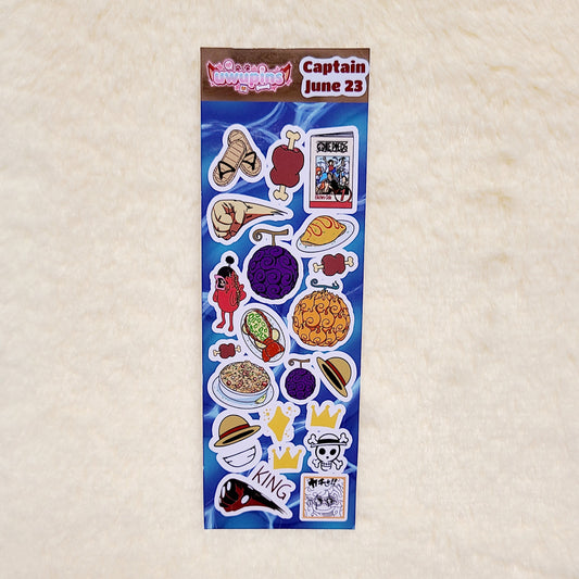 Captain Sticker sheet