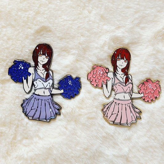 Cheerleader Captain Hard Enamel Pin