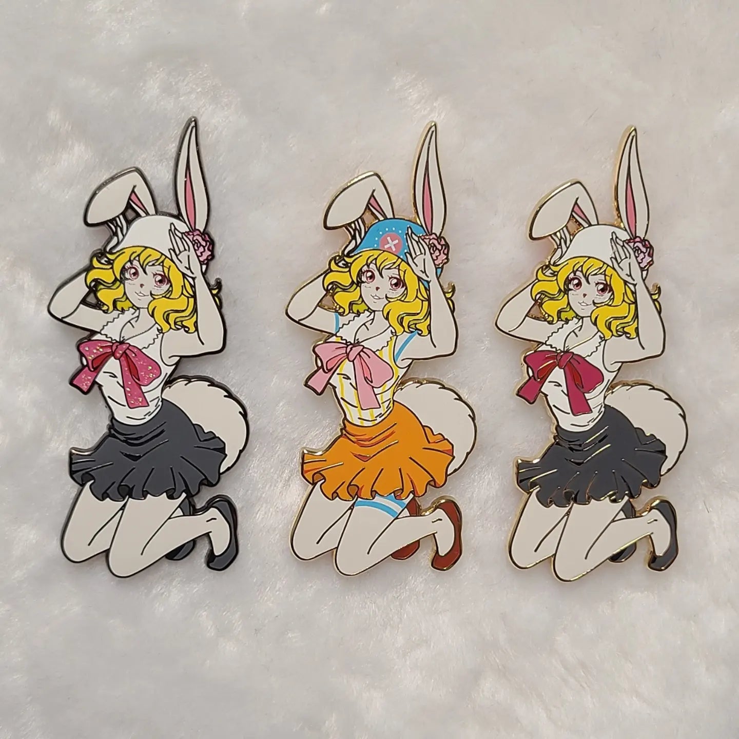 Bunny Girl Hard Enamel Pin
