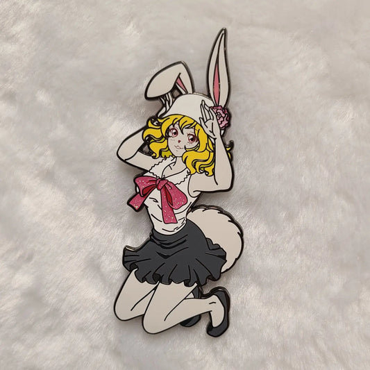 Bunny Girl Hard Enamel Pin