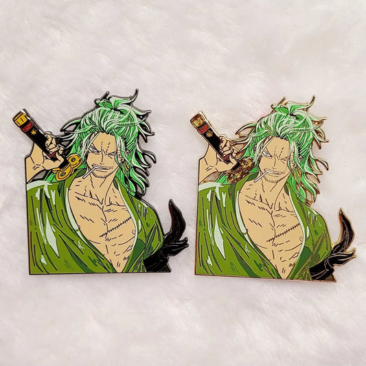 Striking Swordsman Hard Enamel Pin
