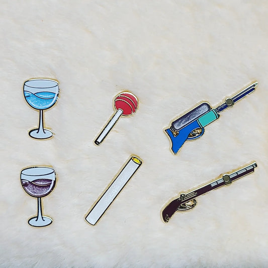 For kids Filler Hard Enamel Pin set
