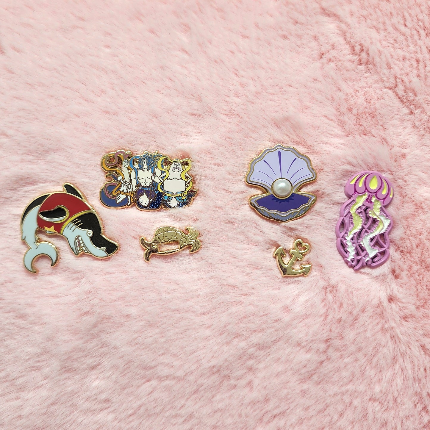[Patreon] Mermaid hime Filler Enamel Pins