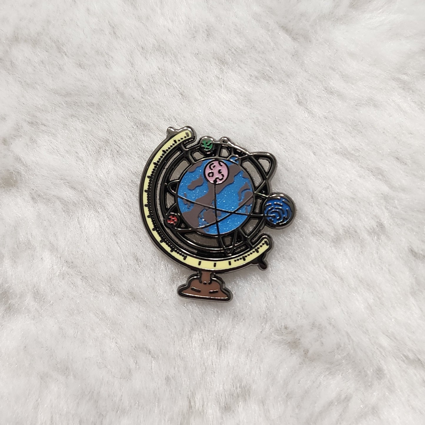 Bookworm Filler Enamel Pins