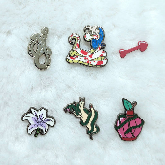 [Patreon] Snake queen Filler Enamel Pins