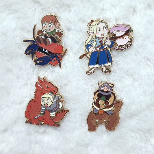 Foodie cheebs Hard Enamel filler pins (p4p)