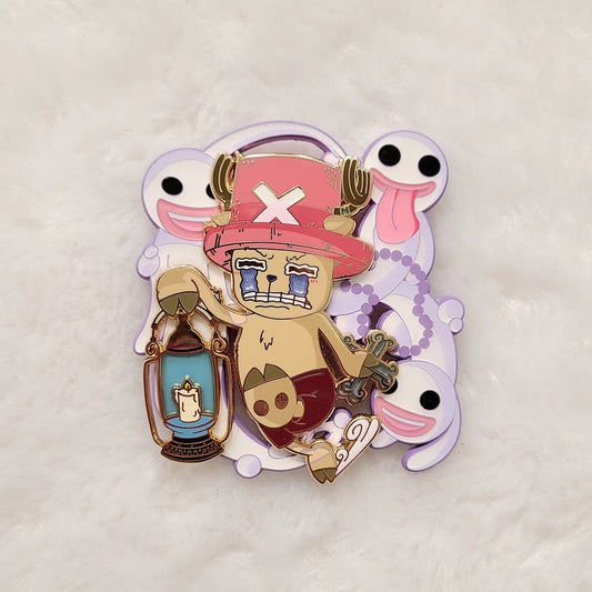 Haunted Emergency Food enamel pin