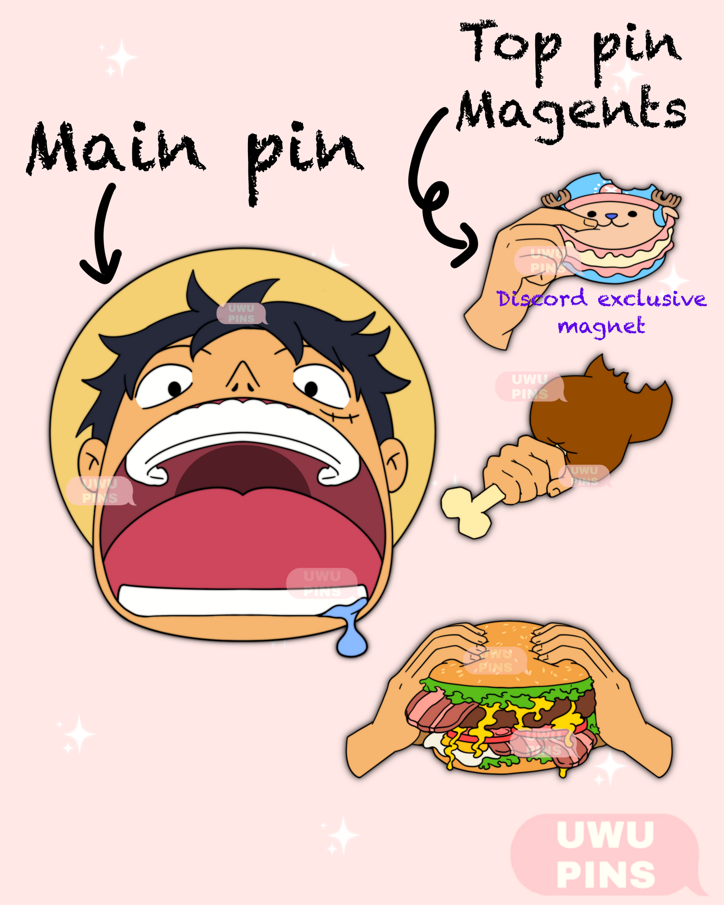 buffet magnet pin (pre-order)