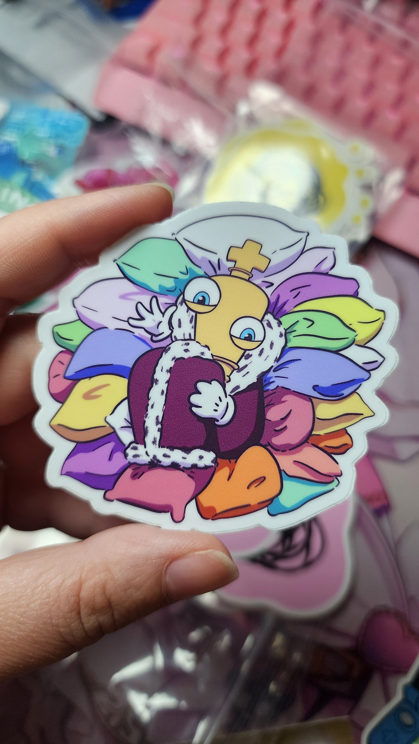 pillowfort king Sticker Vinyl