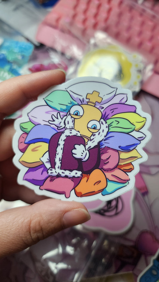 pillowfort king Sticker Vinyl