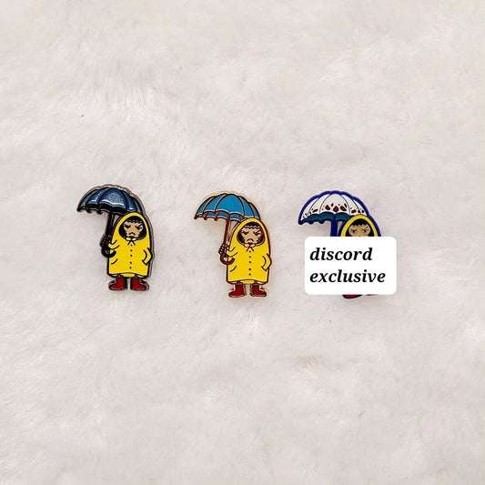 It's raining  Enamel Filler Pin