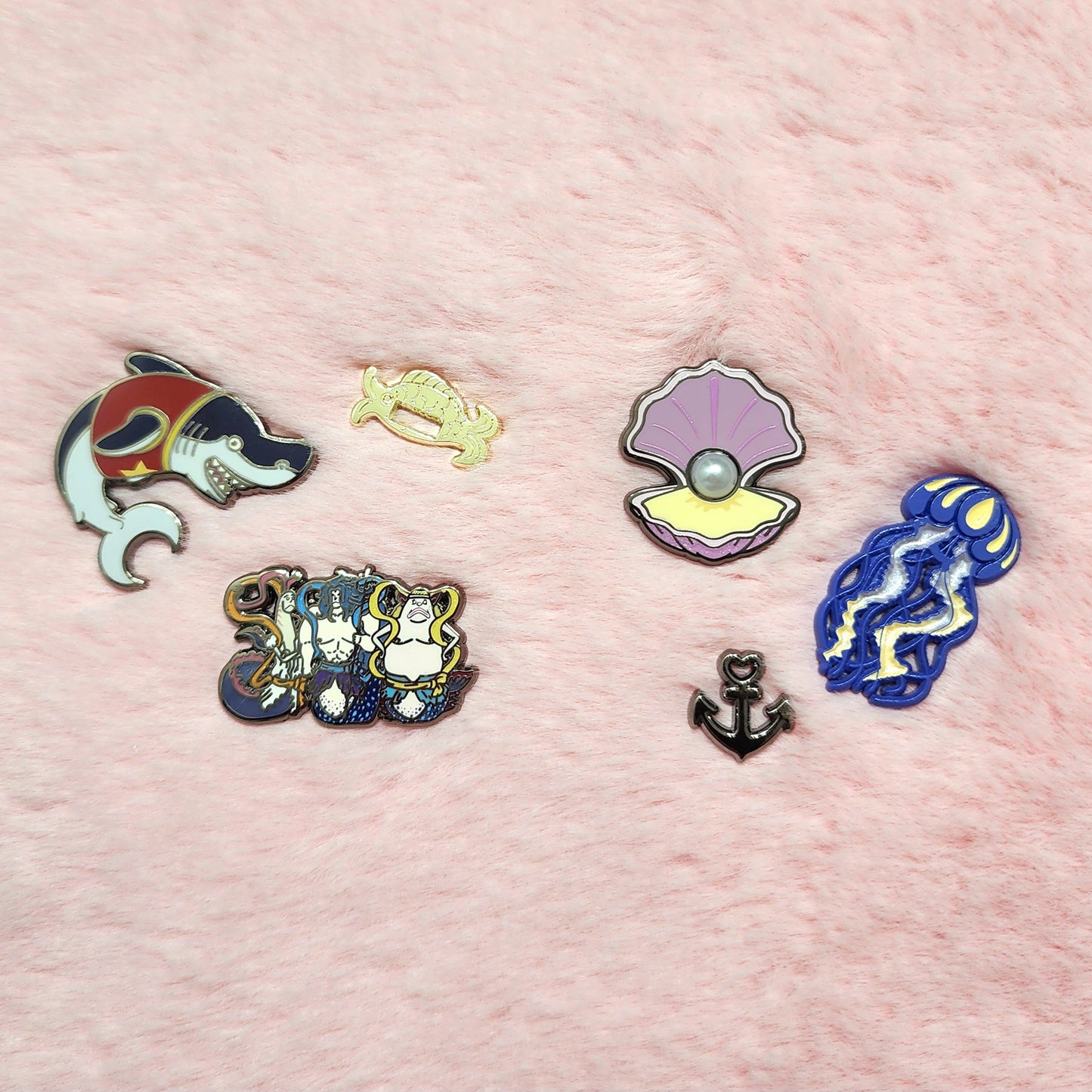 [Patreon] Mermaid hime Filler Enamel Pins