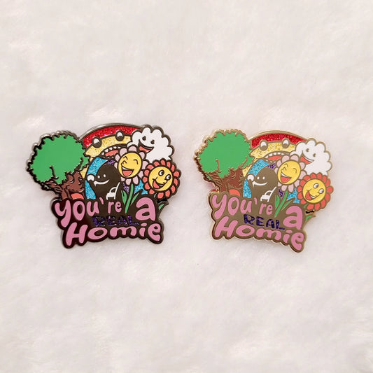 Homie Hard Enamel Pin