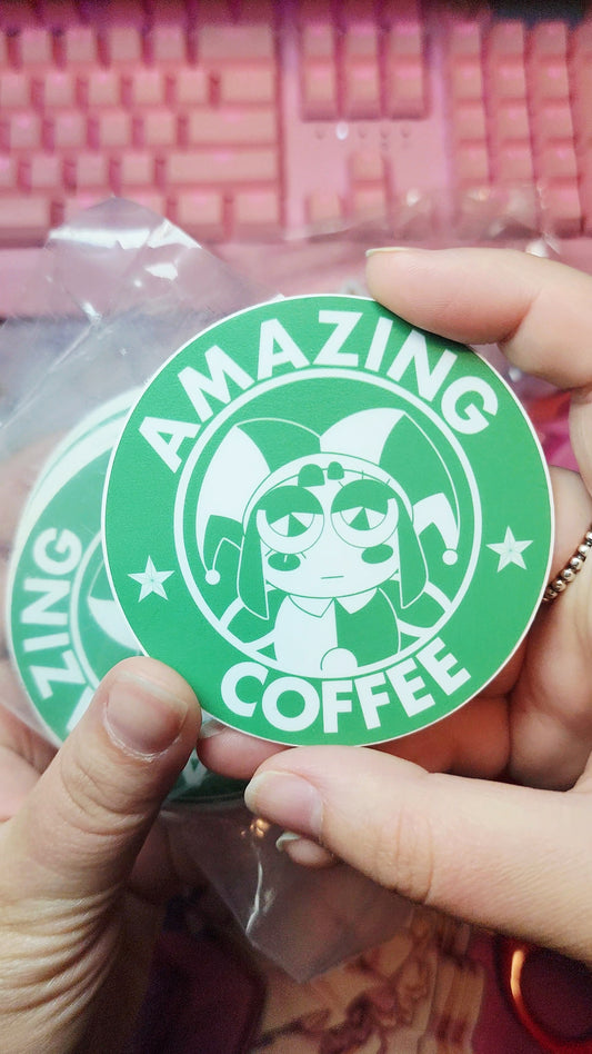 Amazing Coffee Sticker Vinyl