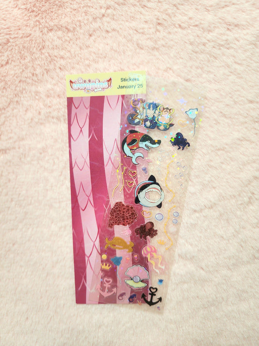 Mermaid Hime Sticker sheet