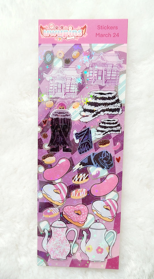 Goth daddy sticker sheet