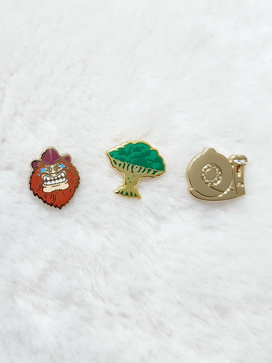 Bookworm Filler Enamel Pins
