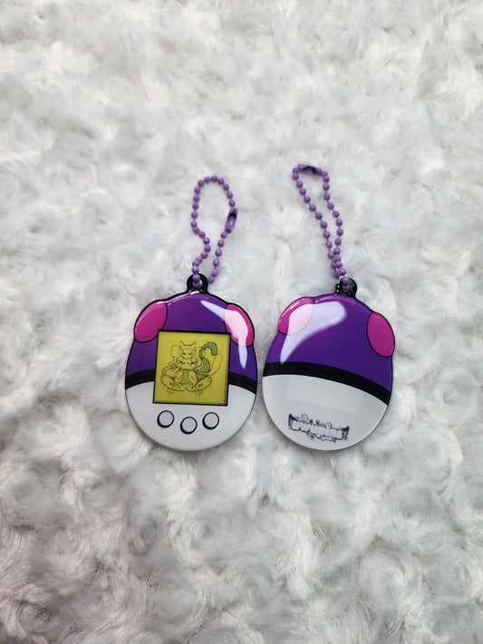 Retro Acrylic keychain