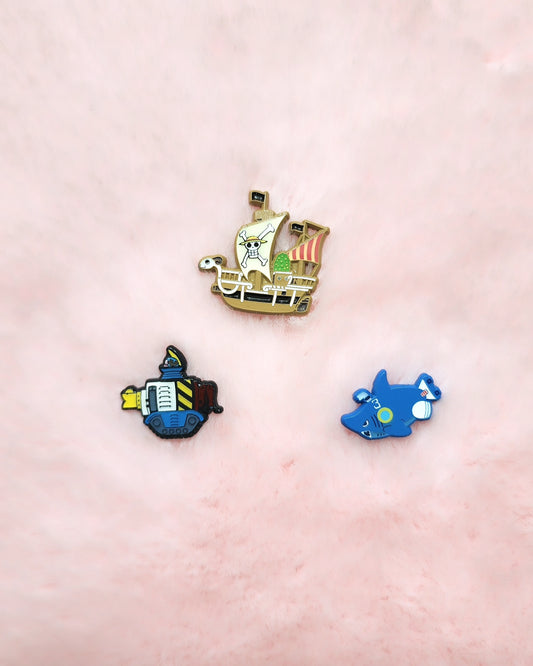 [patreon] Ships and flags Filler Enamel Pins