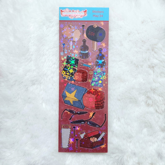 Shipwright sticker sheet