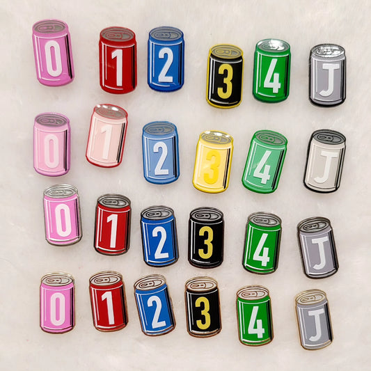 Gacha-Cans Enamel Pins