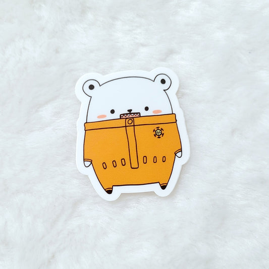 Fluffy cheeb Sticker Vinyl Sticker