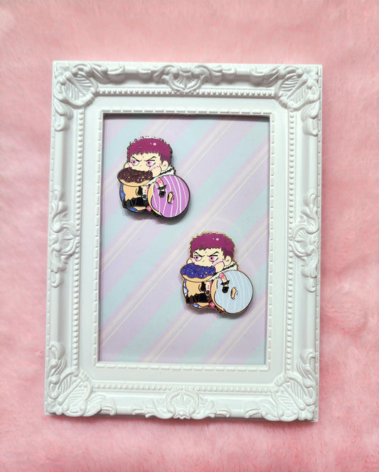 Donut thief Soft enamel pin