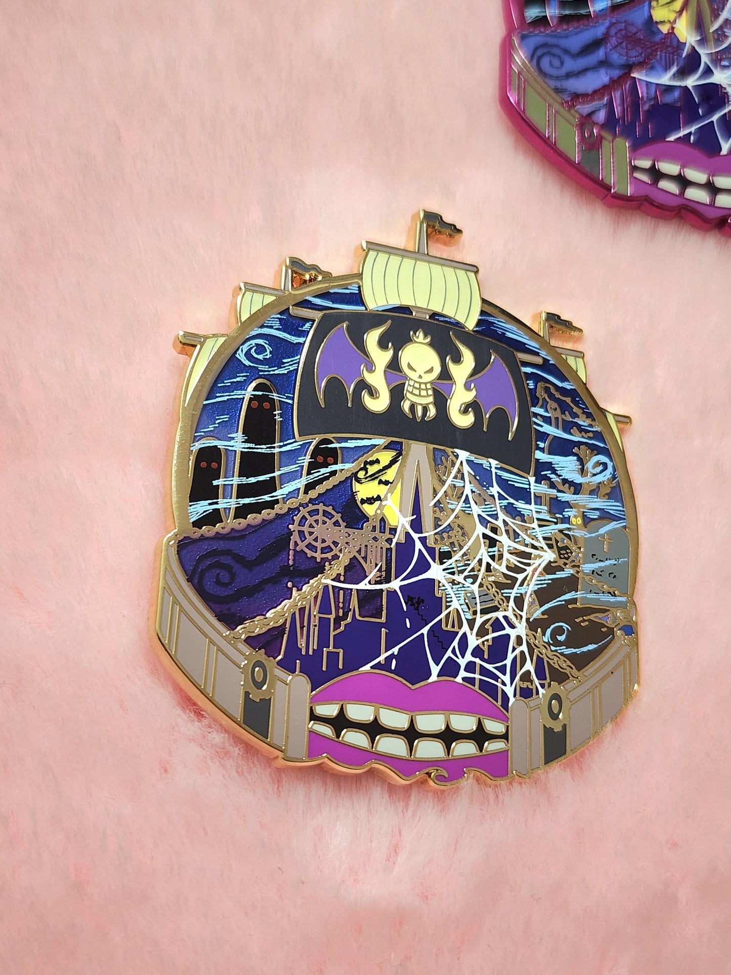 Ghost Spooky hard enamel pin