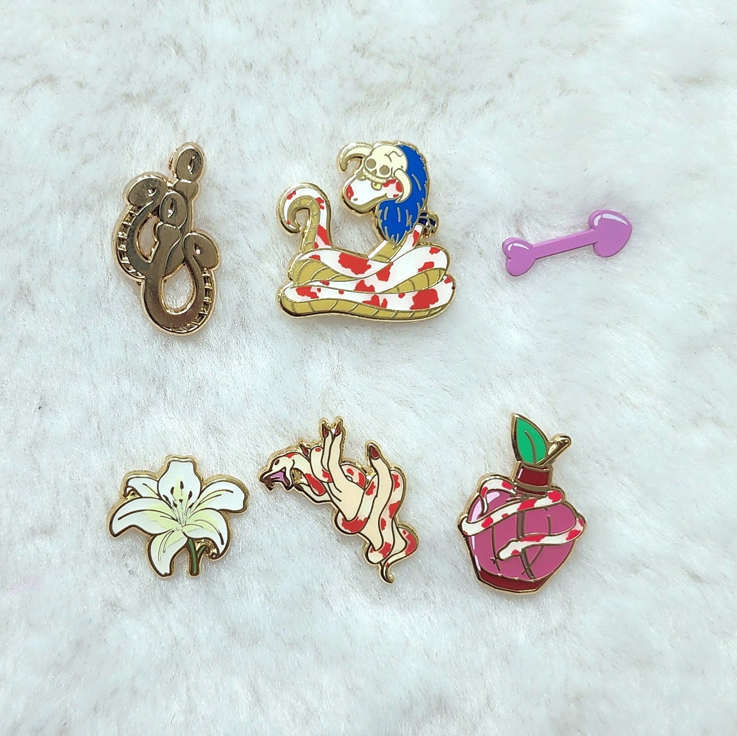 [Patreon] Snake queen Filler Enamel Pins