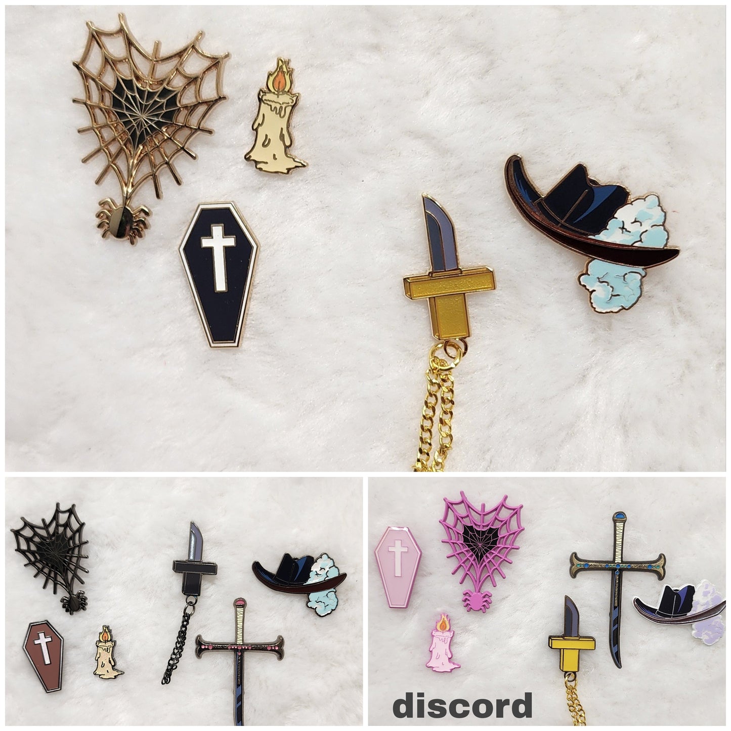 [Patreon] Daddy Long Sword Filler Enamel Pins