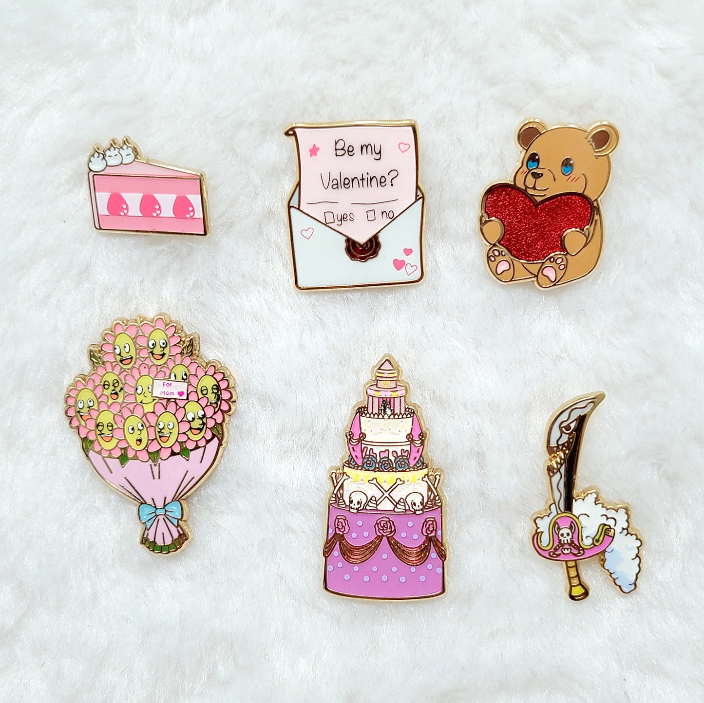 [Patreon] Wedding Filler Enamel Pins