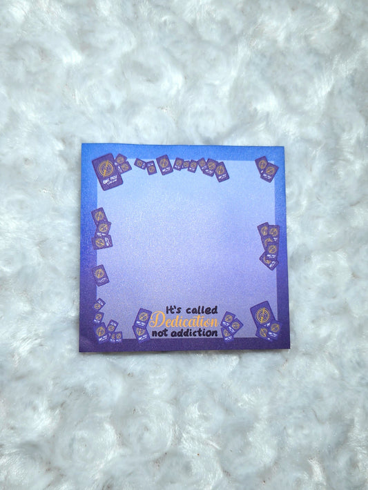 Addiction Sticky Notes