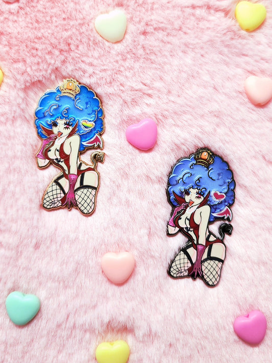 Icon Diva hard enamel pin
