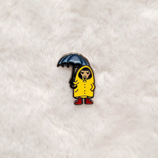 It's raining law Enamel Filler Pin